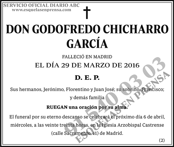 Godofredo Chicharro García